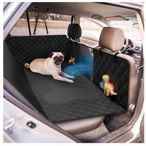 ⭐️7Lbs Dog Car Seat Cover for Back Seat Hard Bottom Protector-Waterproof